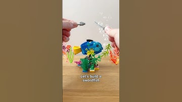 Building Swordfish With Just 2 Lego Pieces.