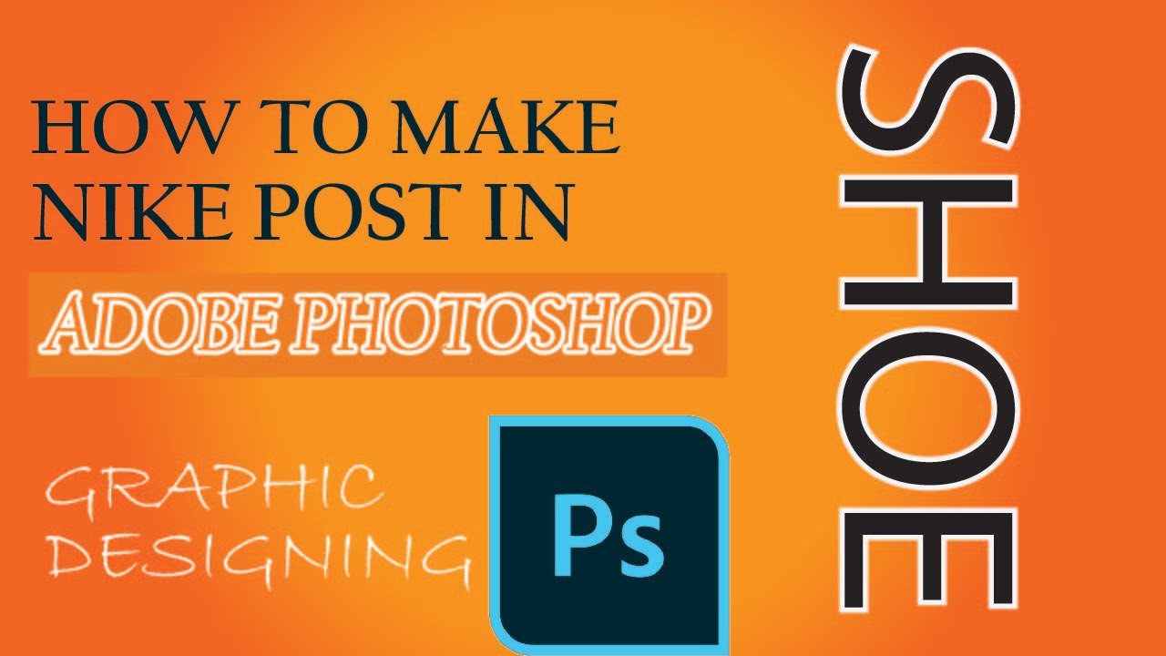 Howw to make shoe post in Photoshop - YouTube