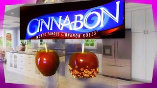 CINNAMON ROLL Caramel Candy Apples - Inspired Cinnabon Caramel Apples