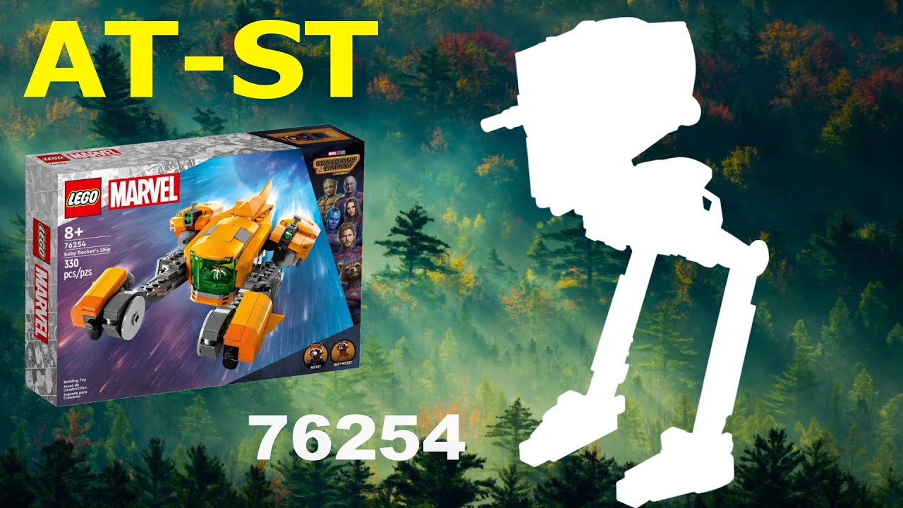LEGO MOC-250731 AT-ST Walker, alternative built of LEGO Marvel