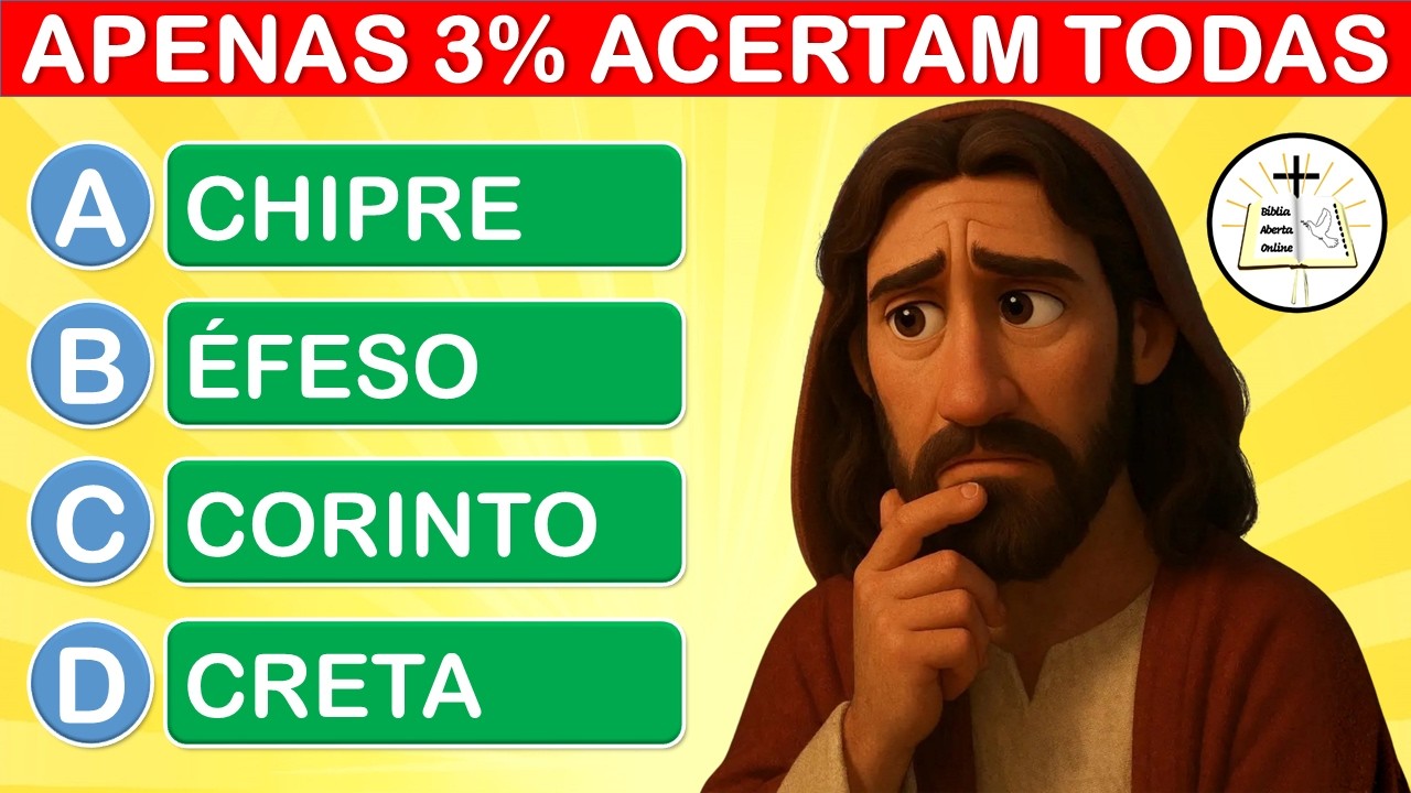 30 PERGUNTAS BÍBLICAS SOBRE O NOVO TESTAMENTO - QUIZ BÍBLICO #2