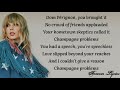 Taylor Swift- Champagne Problems (Lyrics)