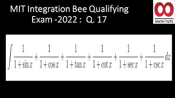 MIT Integration Bee Qualifying Exam 2022 :  Question 17