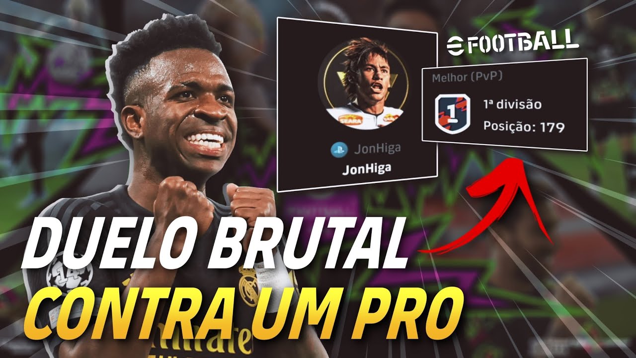 Enfrentei o PRO Jonathan Higa na Liga eFootball 🥶