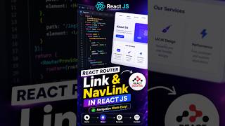React Router DOM #2 | Link vs NavLink in 60 Seconds 🔥#reacrouter #reactjs