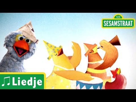 Hoedje van papier - Kinderliedje - Sesamstraat