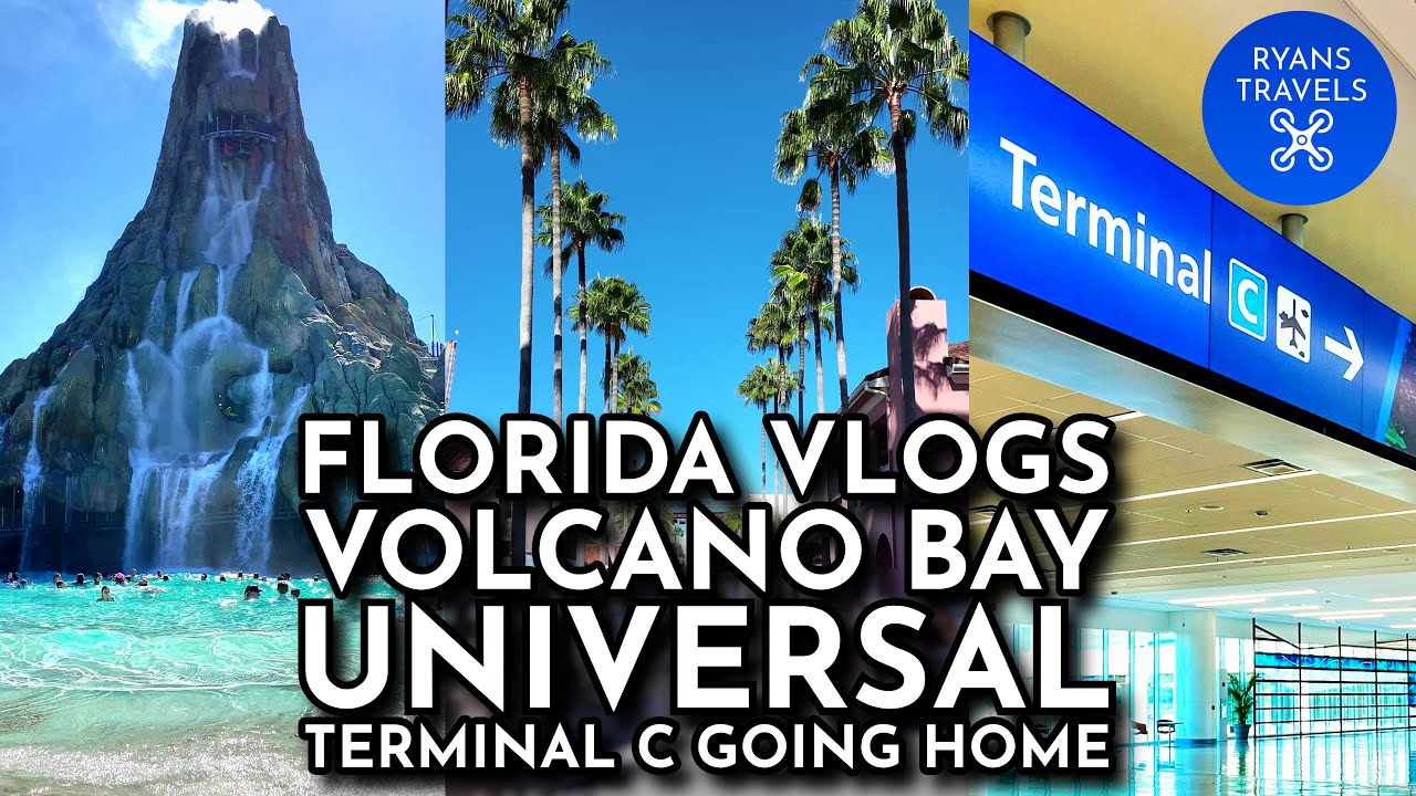 Видеоблог о Флориде: Вулканическая бухта, Universal Studios и Терминал C. Возвращение домой.