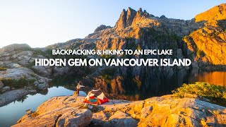 Hiking & Backpacking to EPIC HIDDEN GEM Lake on Vancouver Island, BC // Triple Peak