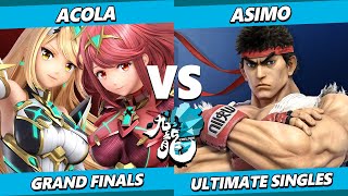 Kowloon 10 GRAND FINALS - Acola (Steve, Pyra Mythra) Vs. Asimo (Ryu) Smash Ultimate - SSBU