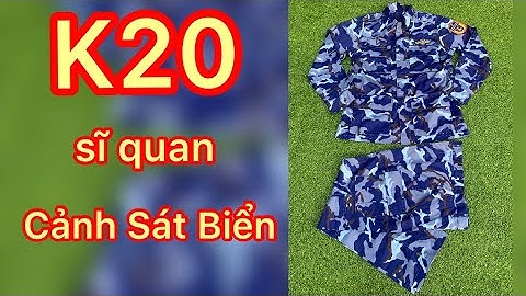 Rằn ri K20 sĩ quan CẢNH SÁT BIỂN siêu đẹp | SƯU TẦM |