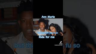 Ann Marie ride for me lyrics out now