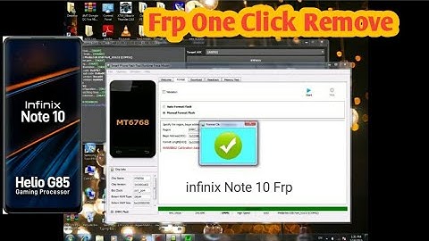 Infinix Note 10 ( X693 ) Android 11 Frp Unlock 2022 | Frp By SP Flash Too