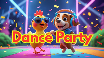 Chicken and Dog Dance Song – Funny EDM for Kids Party 2025