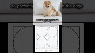 Composite area challenge ends up in the squared circle but not how I thought. #math #area #maths