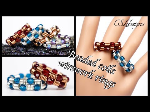 関送込 ILLUSORY Wrapped Beaded Mech Ring ILLUSORY Wrapped Beaded Mech Ring
