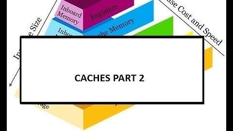 Cache (Memory Hierachy) part 2