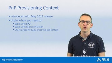 Episode #55 - Introducing the new PnPProvisioningContext object