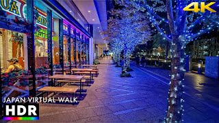 Japan  Tokyo Skytree Tower Christmas Lights Walk to Asakusa • 4K HDR