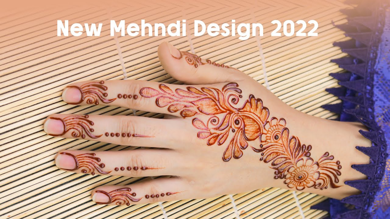 New Mehndi Design 2022 - Simple mehndi for hands - Simple bridal ...