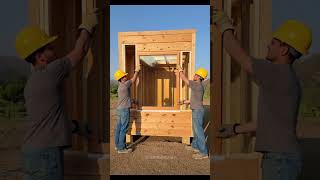 Empty Land Turned Into Tiny House#TinyHouse #TinyHomeBuild #BeforeAndAfter #SmallHouseDesign #Mode