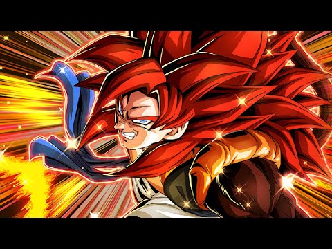 Dragon Ball Z Dokkan Battle LR AGL Super Saiyan 4 Gogeta Active Skill OST Extended