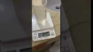 Tanita kitchen scale KJ-114 の反応速度 reaction time 2/2  クッキングスケール
