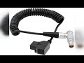 Rezension: HangTon D-Tap-auf-4-polige DC-IN-Stromkabel für ZHIYUN Crane 3S Kamerastabilisator (re...