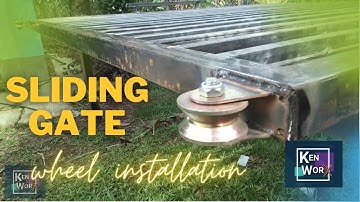 Sliding Gate Wheel Installation