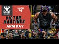 Shaun Clarida | Arm Day with Victor Martinez! V4