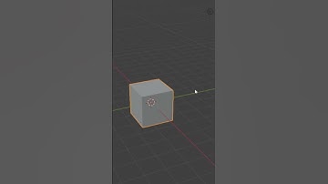 How to delete the default cube in blender