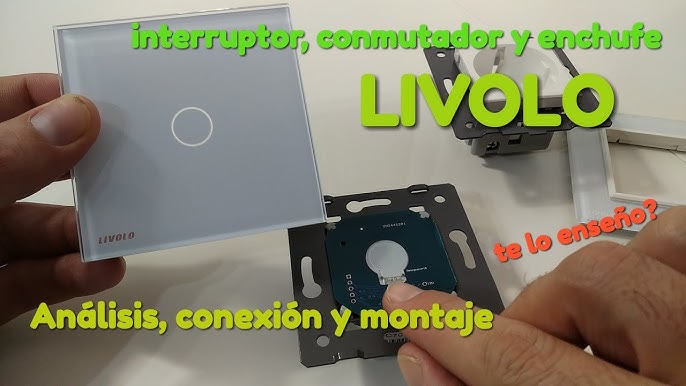 Como CONECTAR INTERRUPTOR TACTIL CRISTAL (similar a LIVOLO) para