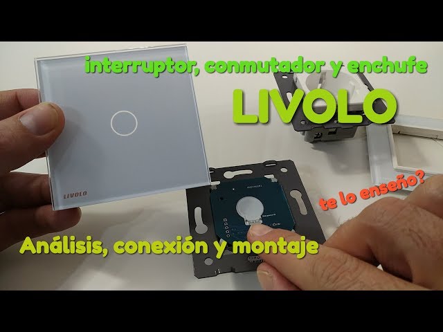 Interruptor conmutador/conmutador cruce doble táctil WiFI LIVOLO - Nueva  serie - Casa del Futuro