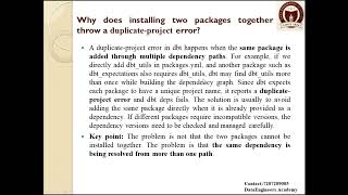 dbt Duplicate Project Error Explained | Easy Fix for dbt-utils