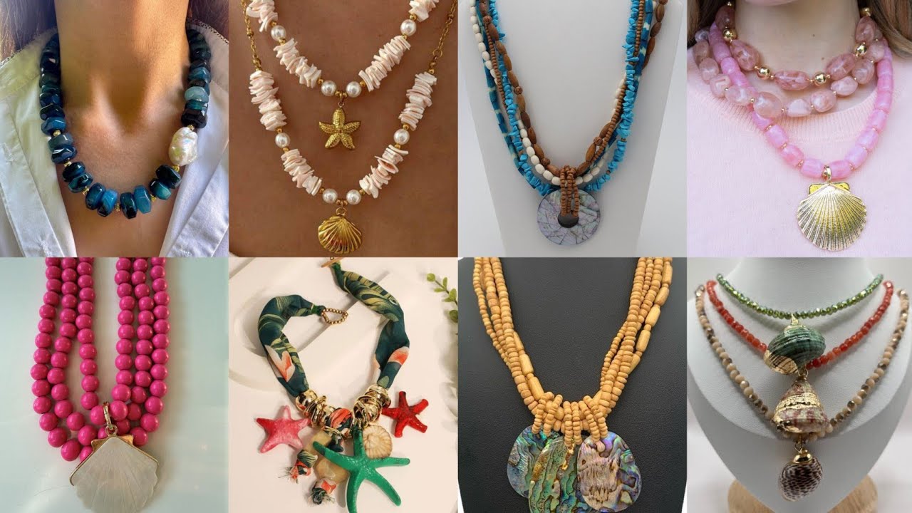 Beachy Beaded Necklace Designs 2026 | Coastal Chic You’ll Love🤩