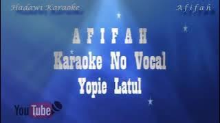 Hitam Manis Kulitmu (Afifah) karaoke