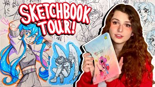 ☆Hand Injury & Art School Sketchbook Tour!☆