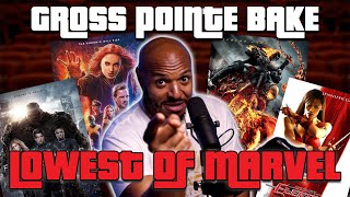 Top 10 LOWEST GROSSING Marvel Movies of ALL-TIME | Gross Pointe Bake