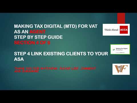 Making Tax Digital for VAT as an Agent Step 4:Link existing clients to your ASA