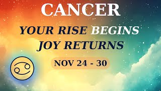 Cancer ♋ | November 24–30, 2025 | Rising Stronger: Renewal, Victory & Emotional Freedom🙏
