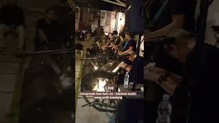 Selangkah Kesebrang Fariz rm feat Crossroads Band #ruangputihbandung #drummer #live #shorts