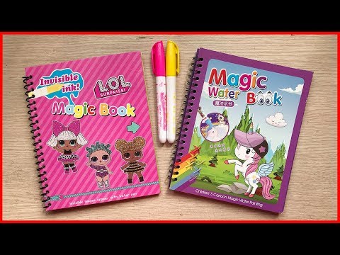 #1 SÁCH TÔ MÀU MA THUẬT BÚP BÊ LOL & NGỰA UNICORN – Magic water book (Chim Xinh) Mới Nhất