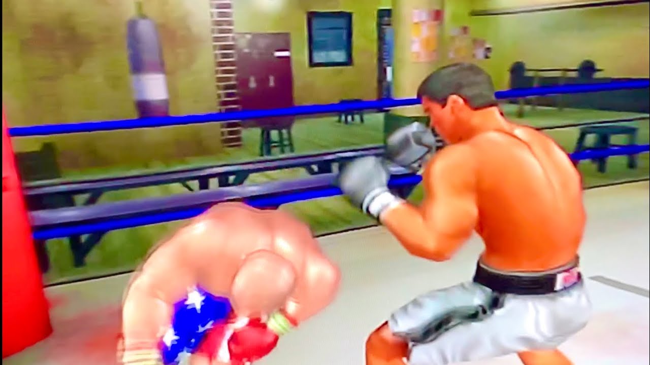 Knockout Kings 2003 - Muhammad Ali vs Butterbean - GameCube Gameplay