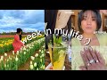 week in my life vlog | tulip farm, mall date, getting my hair done &amp; tattoos