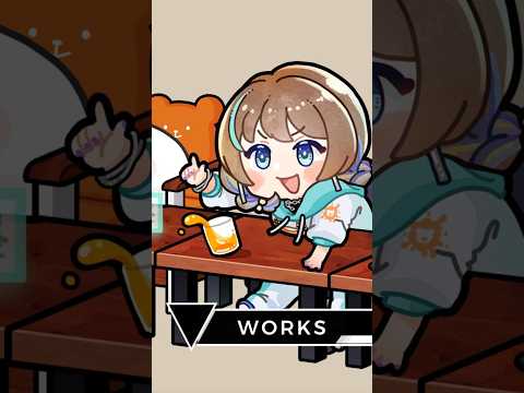 【#実績紹介】手描き風×アニメのハイブリット塗りなミニキャラの配信サムネイル