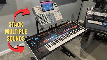 How to Layer Multiple Sounds with Akai MPC X SE & Roland Jupiter X 🔥