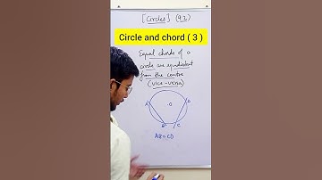 Property of circle and chord #education #learning #youtubeshorts #youtube #subscribe