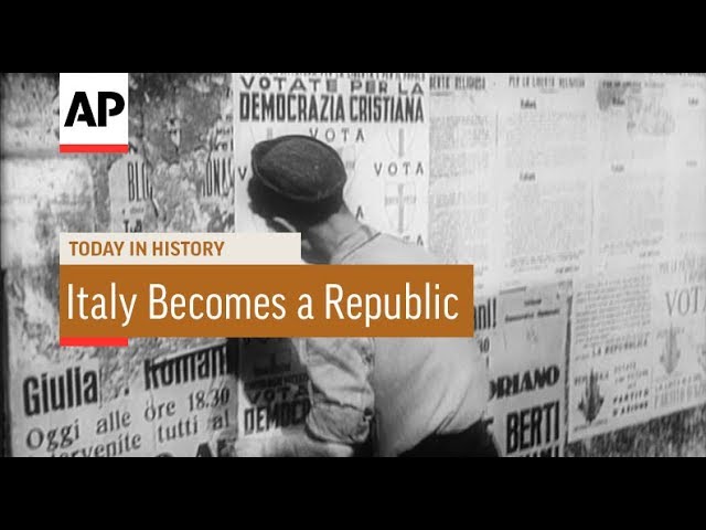 Italy Becomes a Republic - 1946 | Today In History | 2 June 18 - YouTube