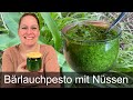 Bärlauchpesto mit Cashewkernen, galant vorgetragen - hätte nicht jemand die Outtakes dringelassen 🤪