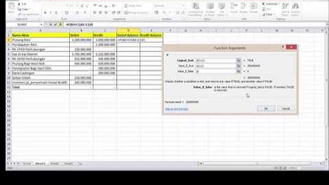 Menghasilkan Neraca Saldo dengan Sumif dan Pivot Table