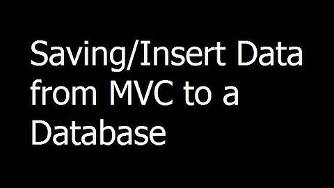 Saving/Insert Data from MVC to a Database - Asp.net Part 25 - Urdu/Hindi